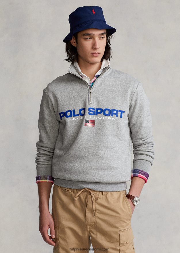 Ralph Lauren sukupuolineutraali polo sport fleece-huppari 0Z24ZR1304