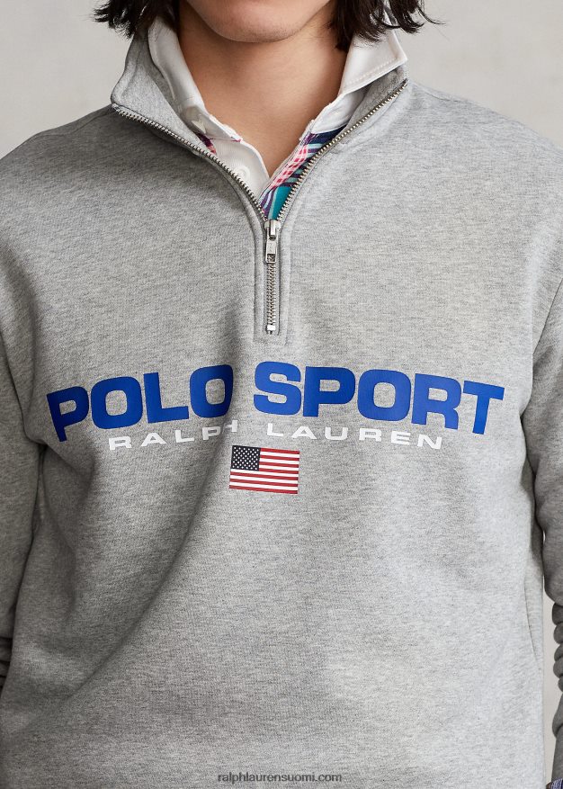 Ralph Lauren sukupuolineutraali polo sport fleece-huppari 0Z24ZR1304