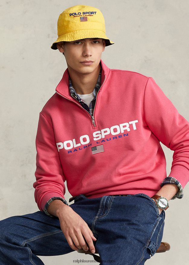 Ralph Lauren sukupuolineutraali polo sport fleece-huppari 0Z24ZR1305