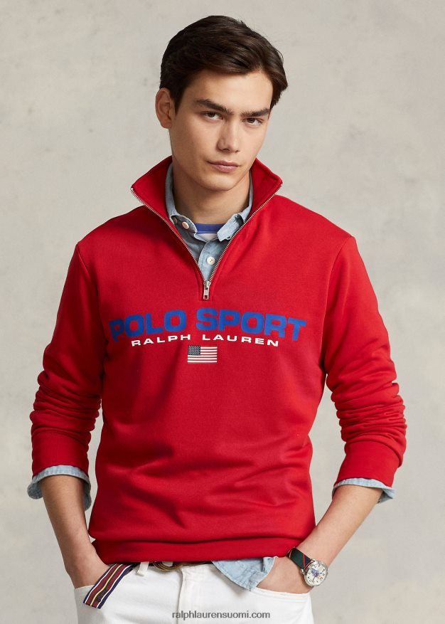 Ralph Lauren sukupuolineutraali polo sport fleece-huppari 0Z24ZR1306