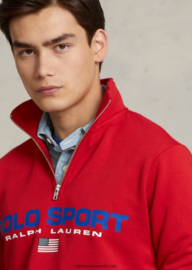 Ralph Lauren sukupuolineutraali polo sport fleece-huppari 0Z24ZR1306