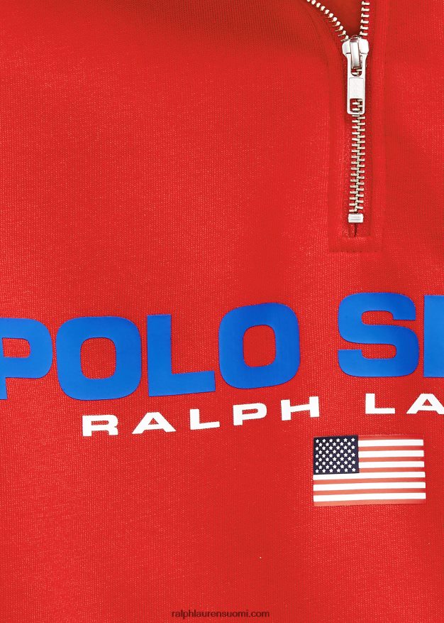 Ralph Lauren sukupuolineutraali polo sport fleece-huppari 0Z24ZR1306