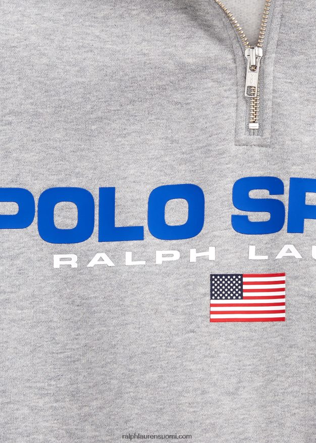 Ralph Lauren sukupuolineutraali polo sport fleece-huppari 0Z24ZR1308
