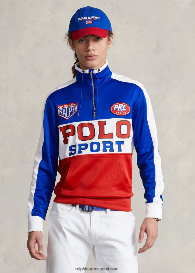 Ralph Lauren sukupuolineutraali polo sport fleece-huppari 0Z24ZR3427 safiiritähti multi