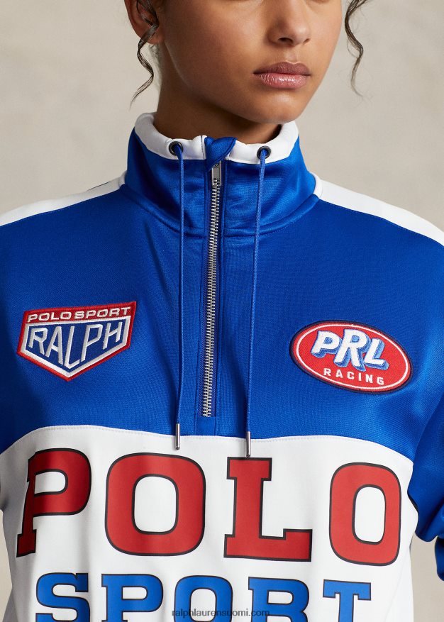 Ralph Lauren sukupuolineutraali polo sport fleece-huppari 0Z24ZR3427 safiiritähti multi