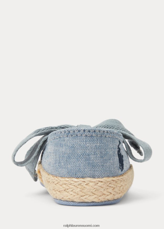 Ralph Lauren vauva bowman chambray espadrille 0Z24ZR8124 sininen chambray