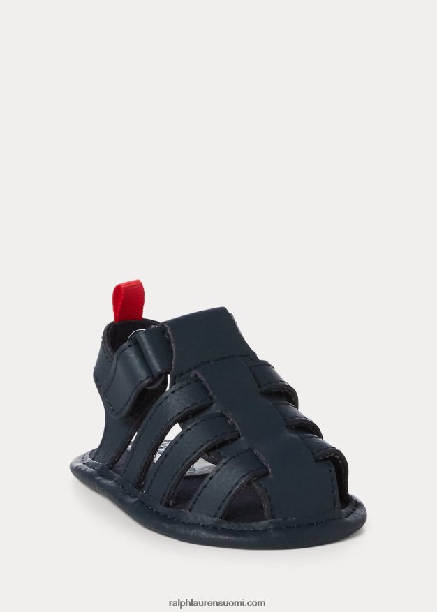 Ralph Lauren vauva darrell ii nahkainen sandaali 0Z24ZR8126 laivasto