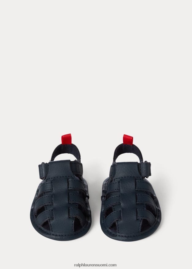 Ralph Lauren vauva darrell ii nahkainen sandaali 0Z24ZR8126 laivasto
