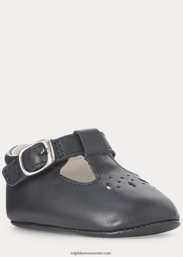Ralph Lauren vauva laurien nahkainen mekkokenkä 0Z24ZR8135 laivasto