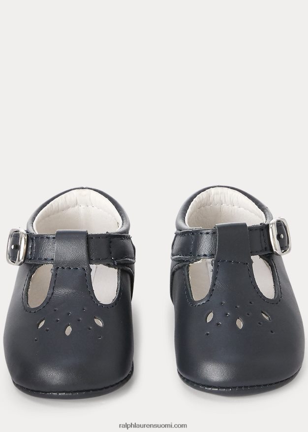 Ralph Lauren vauva laurien nahkainen mekkokenkä 0Z24ZR8135 laivasto