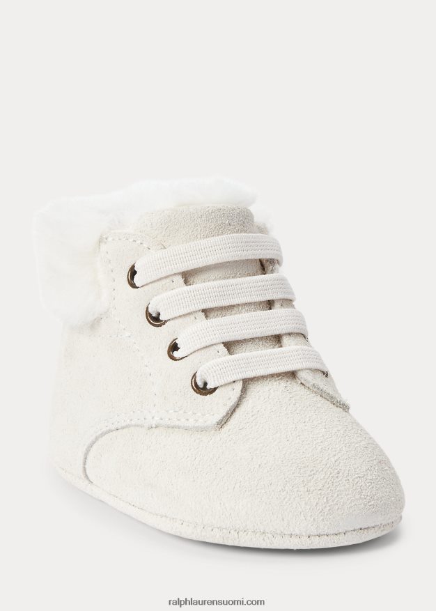 Ralph Lauren vauva burnley tekoshearling mokkanahkasaappaat 0Z24ZR8351 pergamentti kerma