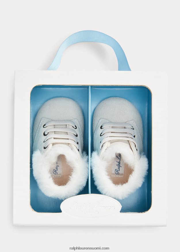 Ralph Lauren vauva burnley tekoshearling mokkanahkasaappaat 0Z24ZR8351 pergamentti kerma