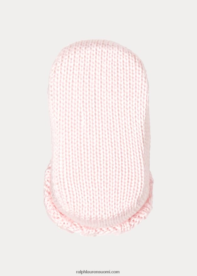 Ralph Lauren vauva kaapeli-neulottu puuvillasekoitetta saappaat 0Z24ZR8045 vaaleanpunainen