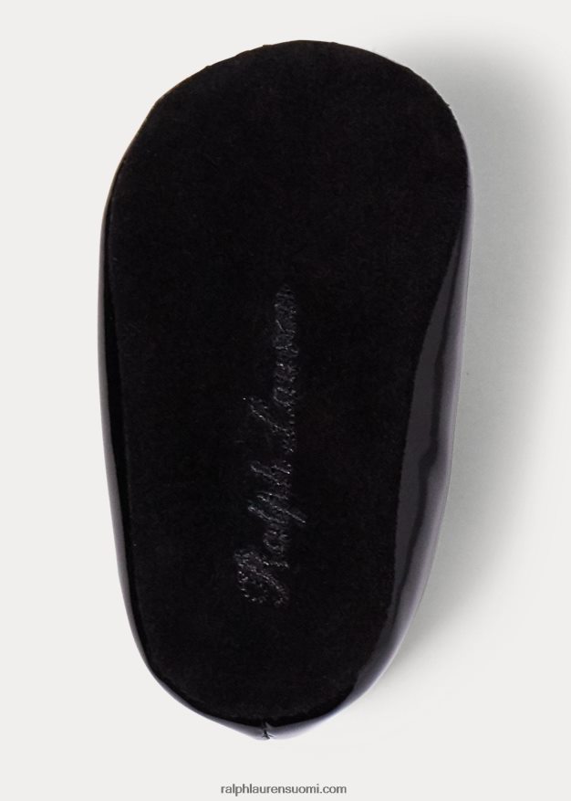 Ralph Lauren vauva briley kiiltonahkainen tohveli 0Z24ZR8136 musta
