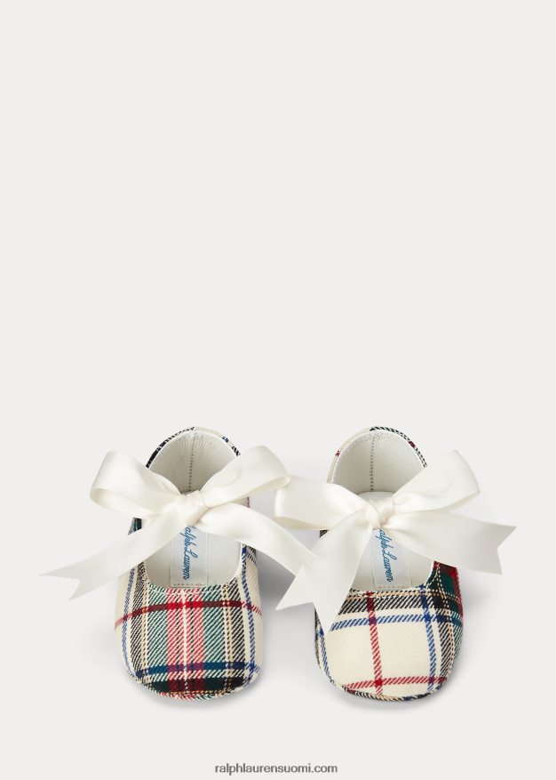 Ralph Lauren vauva briley-ruudullinen puuvilla-mary jane -tossu 0Z24ZR8346