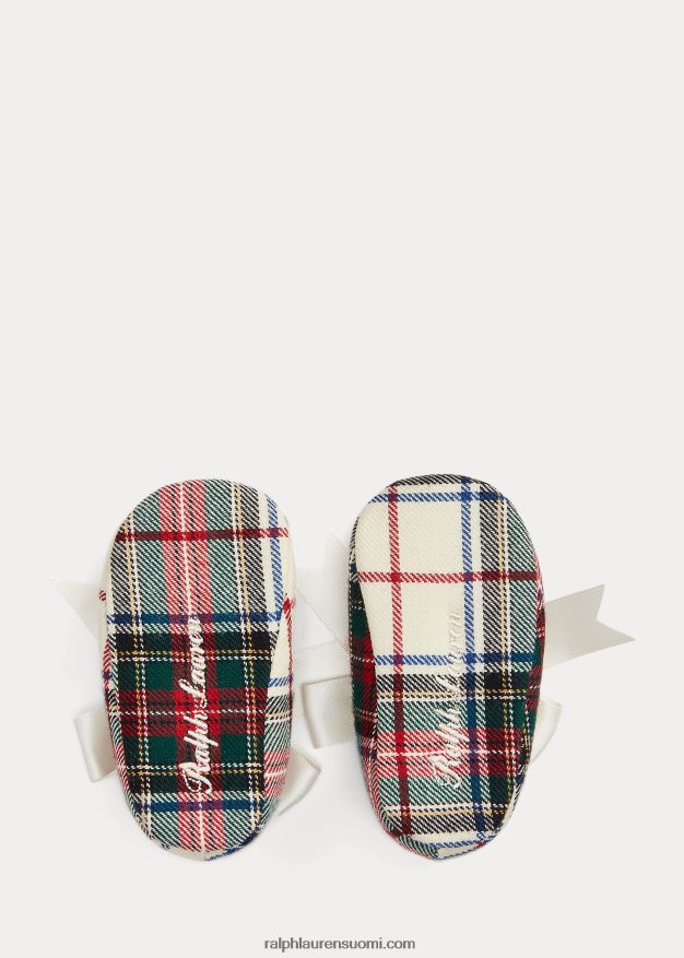 Ralph Lauren vauva briley-ruudullinen puuvilla-mary jane -tossu 0Z24ZR8346