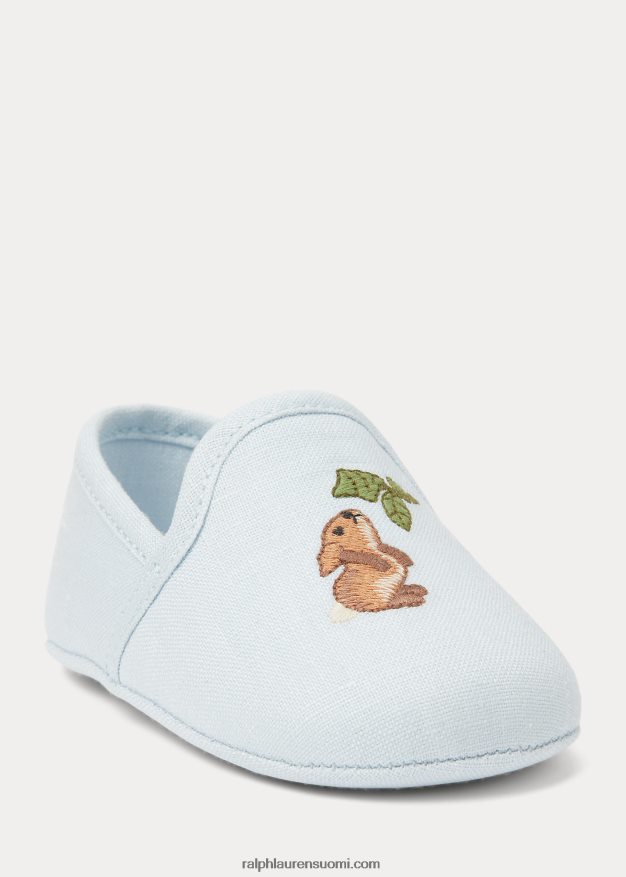 Ralph Lauren vauva tuhkapupu puuvillatossu 0Z24ZR8129 sininen