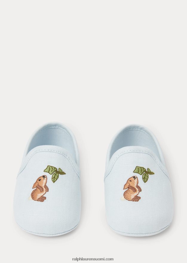 Ralph Lauren vauva tuhkapupu puuvillatossu 0Z24ZR8129 sininen