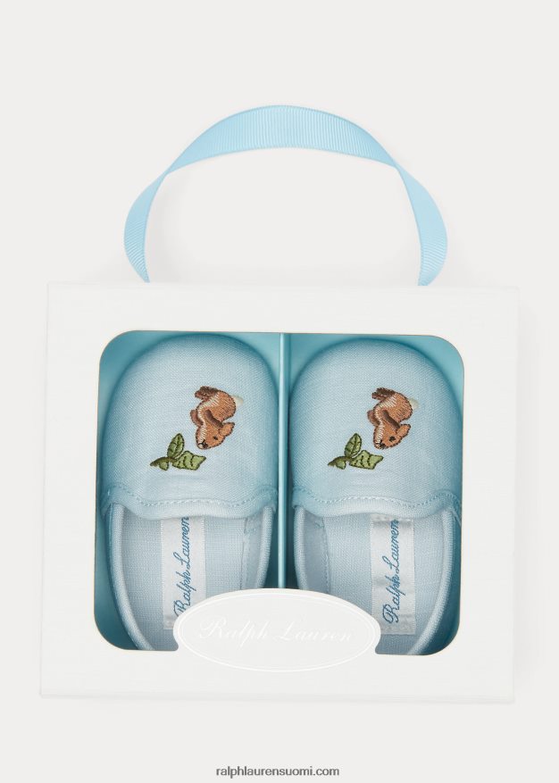 Ralph Lauren vauva tuhkapupu puuvillatossu 0Z24ZR8129 sininen