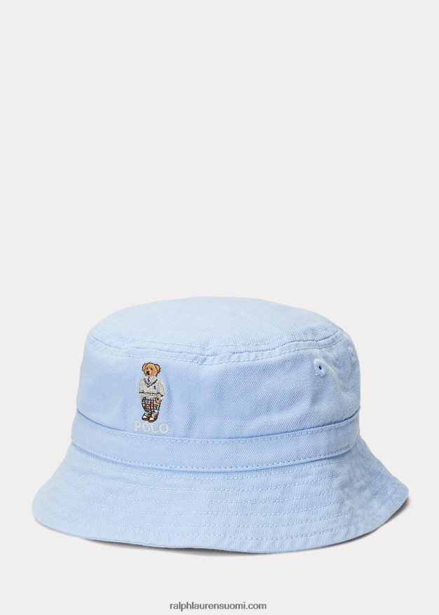 Ralph Lauren vauva poolokarhu puuvillatvilli ämpärihattu 0Z24ZR8338