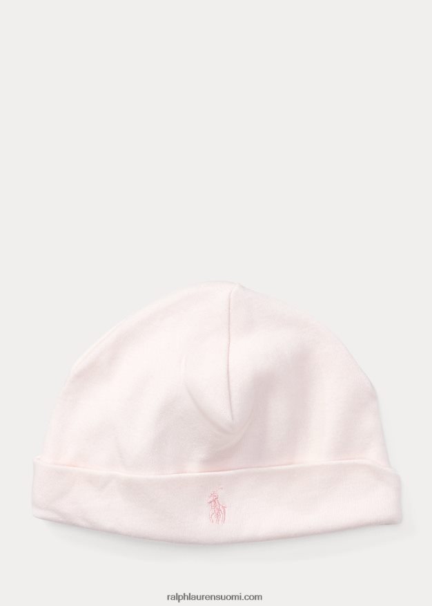 Ralph Lauren vauva puuvilla hattu 0Z24ZR8022 herkkä pinkki