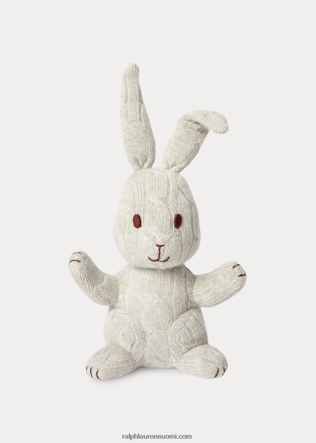 Ralph Lauren vauva kaapelineulottu kashmirpupu 0Z24ZR8344 vaaleanharmaa kanerva