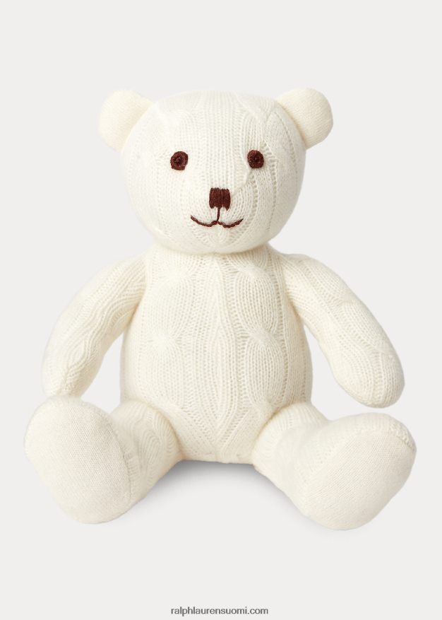 Ralph Lauren vauva pieni kaapelikashmir karhu 0Z24ZR8108 lämmin valkoinen