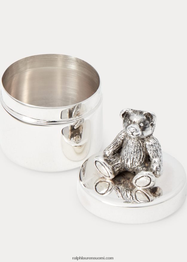 Ralph Lauren vauva karhun sterlinghopea hammaslaatikko 0Z24ZR8116 hopea