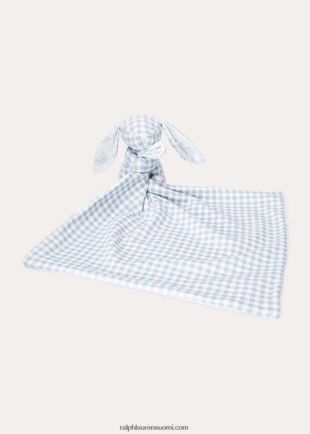 Ralph Lauren vauva käännettävä puuvillapupu lovey viltti 0Z24ZR8098 sininen puutarha toile multi