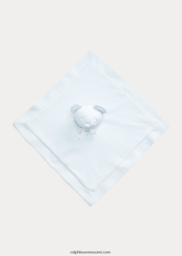 Ralph Lauren vauva orgaaninen interlock karhu lovey viltti 0Z24ZR8093 berylinsininen