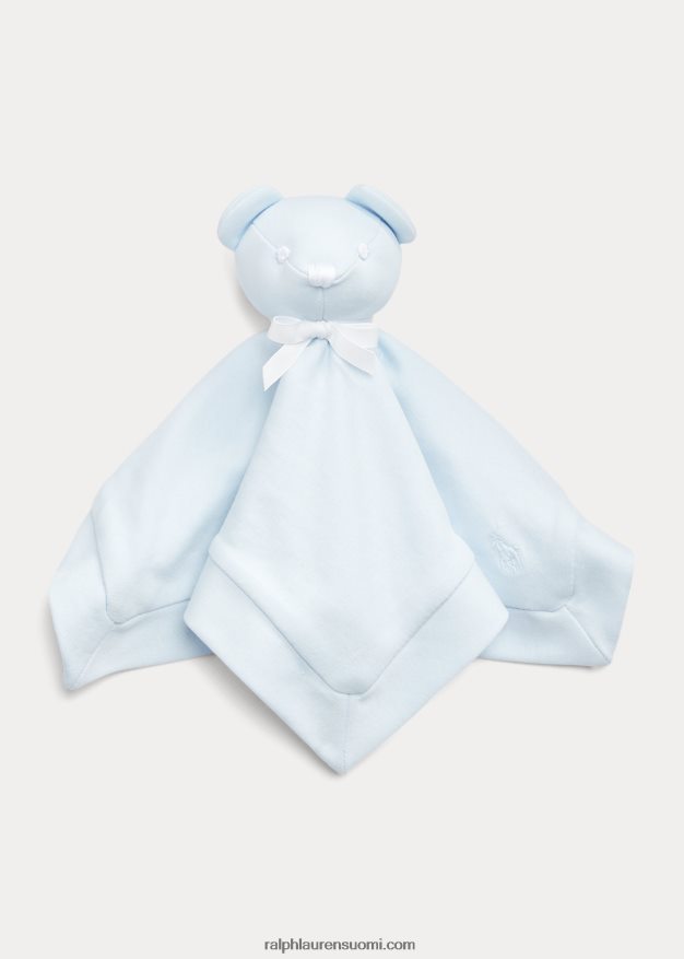 Ralph Lauren vauva orgaaninen interlock karhu lovey viltti 0Z24ZR8093 berylinsininen