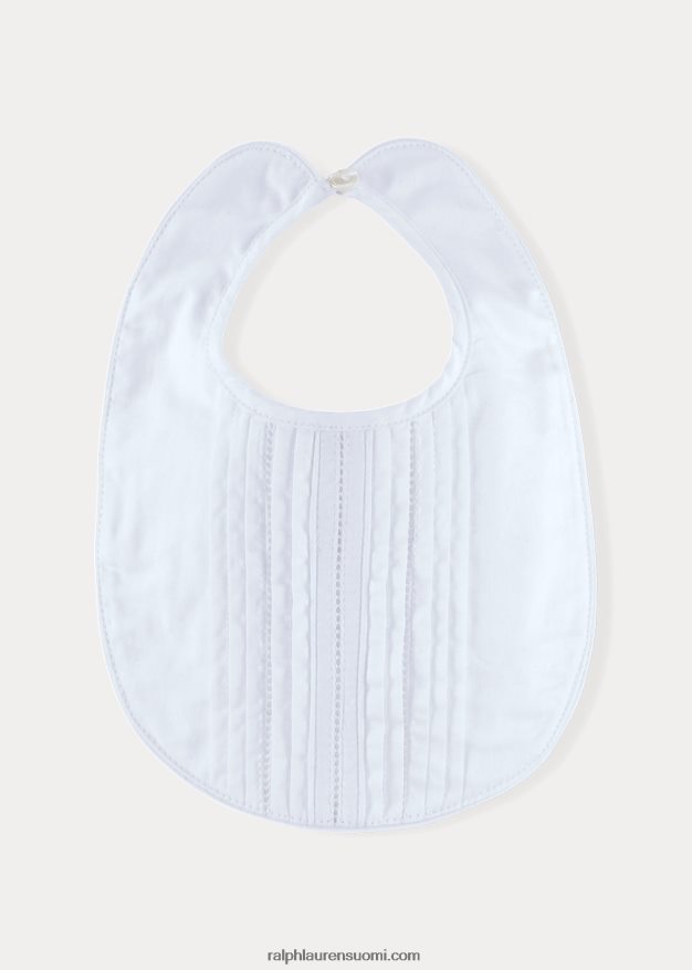 Ralph Lauren vauva ristiäinen ruokalappu 0Z24ZR8069 valkoinen