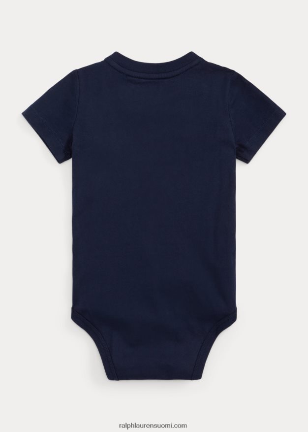 Ralph Lauren vauva logo puuvillatrikoo body 0Z24ZR8162 risteilylaivasto