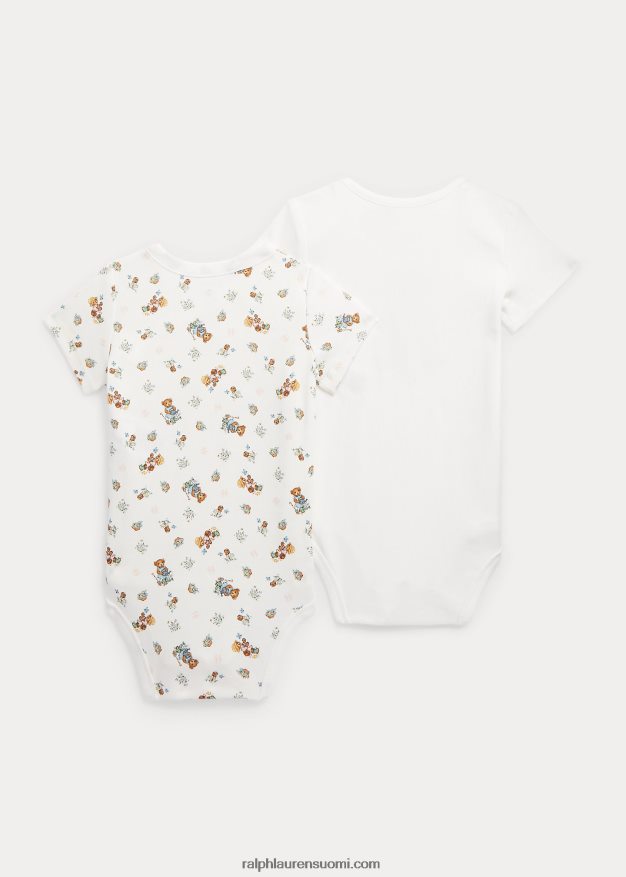 Ralph Lauren vauva poolokarhu puuvillainen body 2 kpl 0Z24ZR7702 tyttö puutarhakarhu