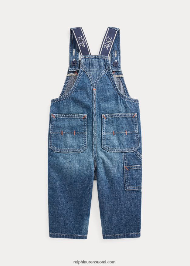 Ralph Lauren vauva puuvilla denim haalari 0Z24ZR7734 iloinen pesu