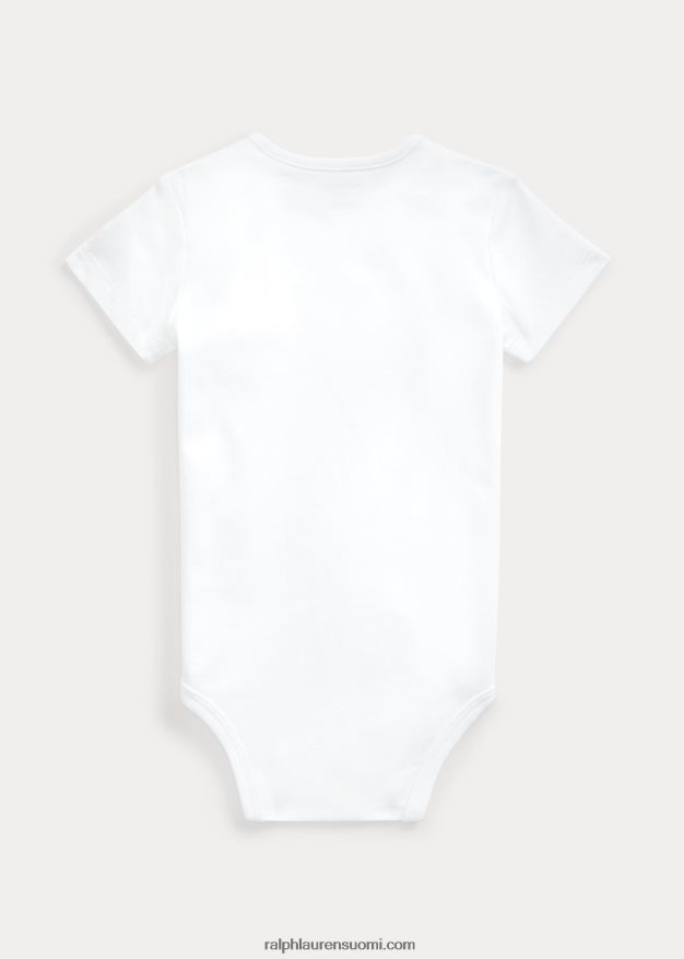 Ralph Lauren vauva puuvillainen interlock body 0Z24ZR10012 valkoinen