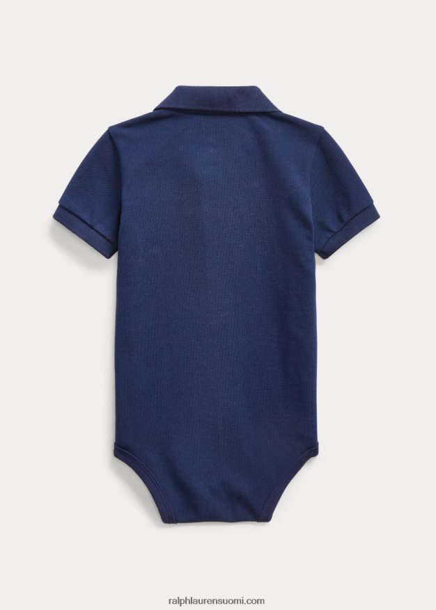 Ralph Lauren vauva puuvillaverkkomainen poolobody 0Z24ZR10008 newportin laivasto