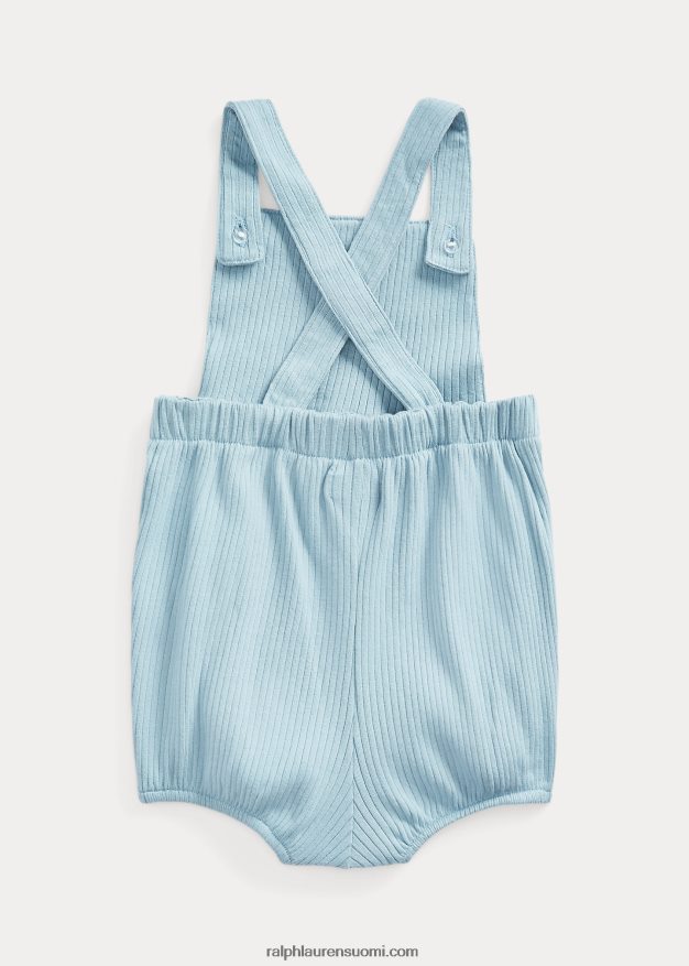 Ralph Lauren vauva uurrettu puuvillakuplahaalari 0Z24ZR7735 sininen muistiinpano