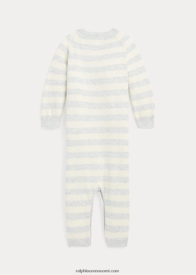 Ralph Lauren vauva karhupuuvillapusero haalari 0Z24ZR7711 kvartsi kanerva/kerhotalo