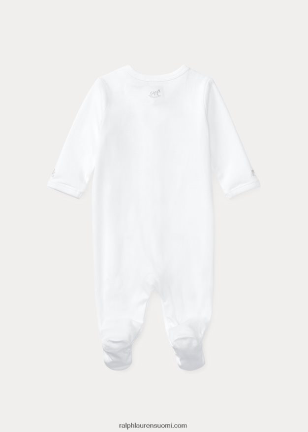 Ralph Lauren vauva keinuhevonen puuvillajalkainen haalari 0Z24ZR8174