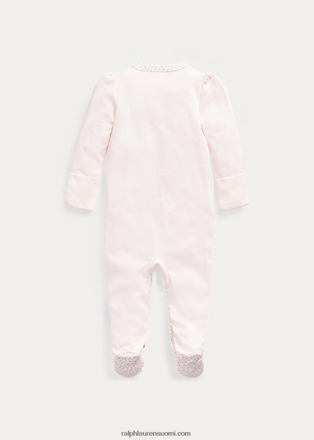 Ralph Lauren vauva kukkakoristeinen haalari 0Z24ZR7715 herkkä pinkki