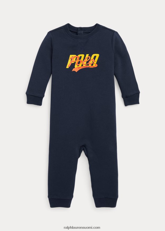 Ralph Lauren vauva logo fleece haalari 0Z24ZR8172 risteilylaivasto