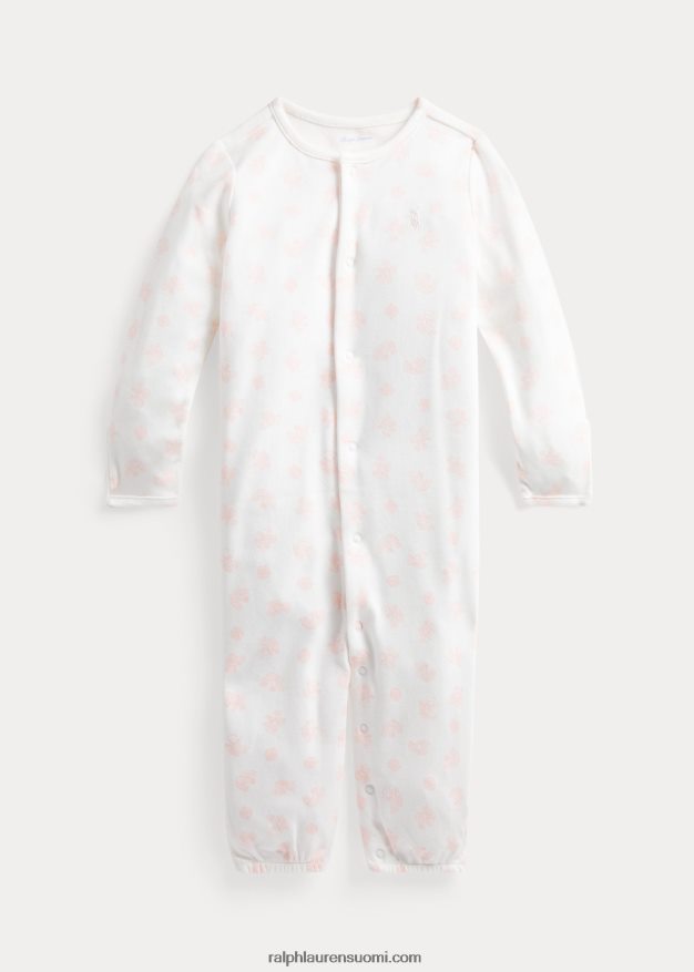 Ralph Lauren vauva luomupuuvillasta avohaalari 0Z24ZR8176 pinkki multi