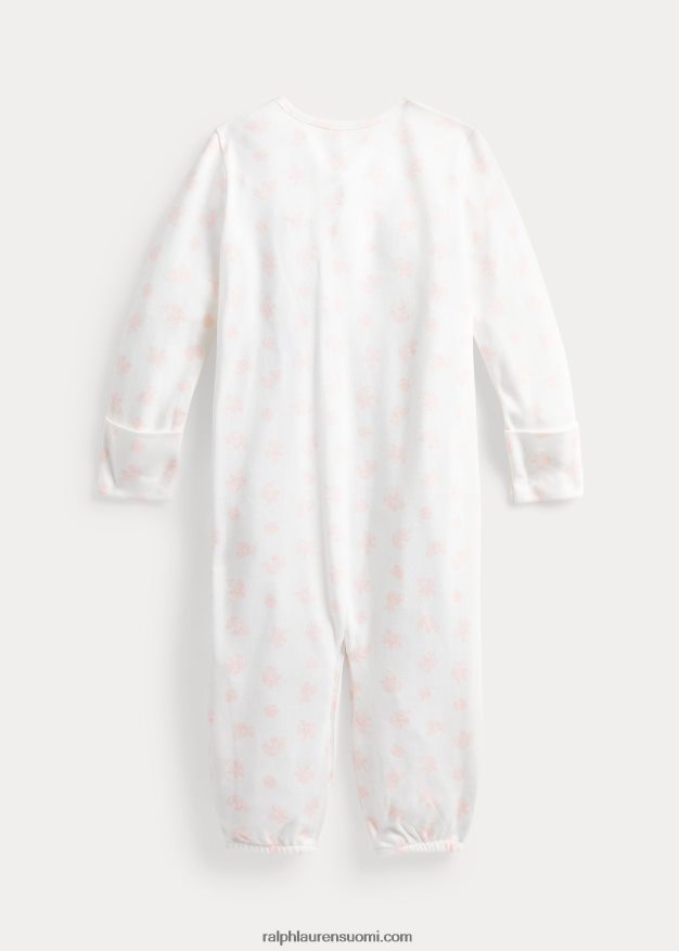 Ralph Lauren vauva luomupuuvillasta avohaalari 0Z24ZR8176 pinkki multi