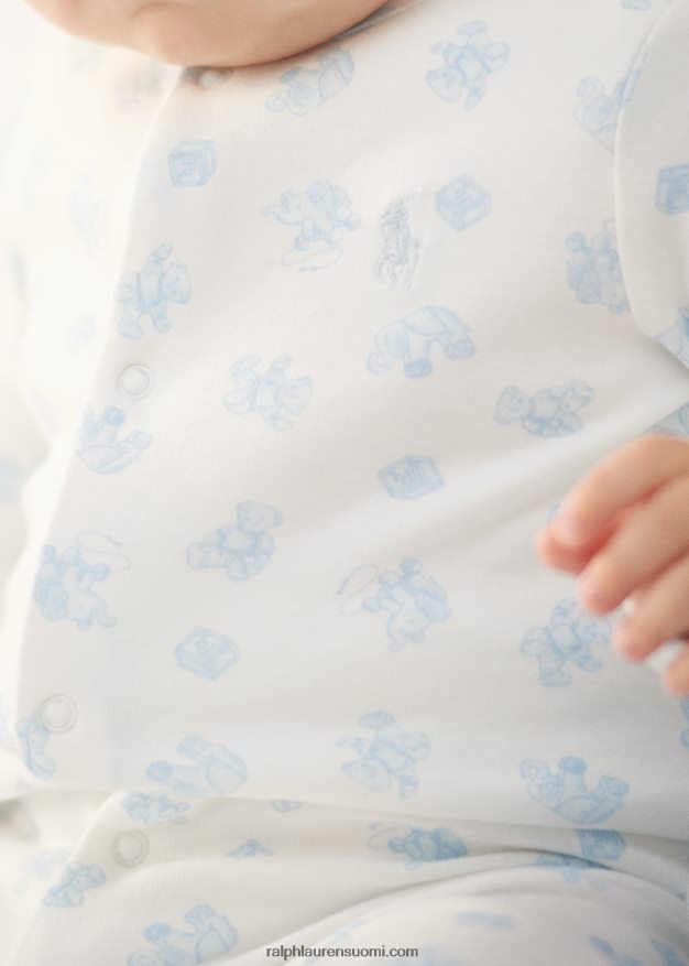 Ralph Lauren vauva puuvillainen avohaalari 0Z24ZR8179 sininen multi