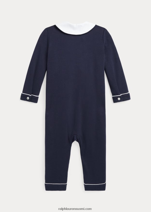 Ralph Lauren vauva puuvillainen kaksirivinen haalari 0Z24ZR7743 rfd nvy