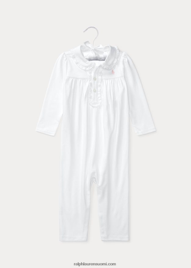 Ralph Lauren vauva puuvillainen poolohaalari 0Z24ZR7749 valkoinen