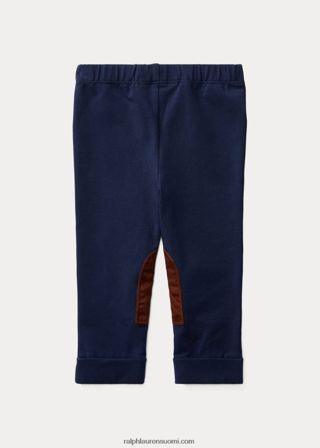 Ralph Lauren vauva stretch jersey leggingsit 0Z24ZR8290 hienostunut laivasto
