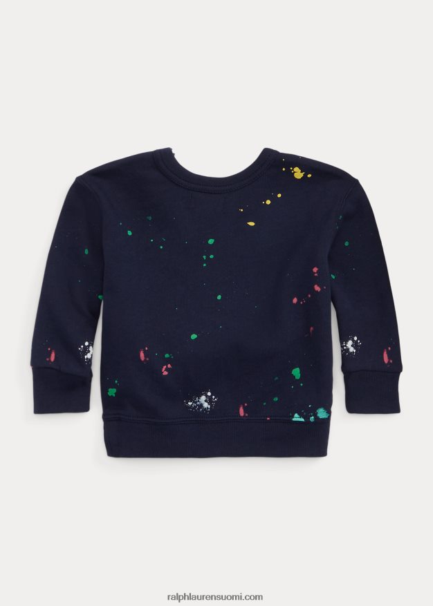 Ralph Lauren vauva maaliroiske-printti spa froteepusero 0Z24ZR8303 risteilylaivasto