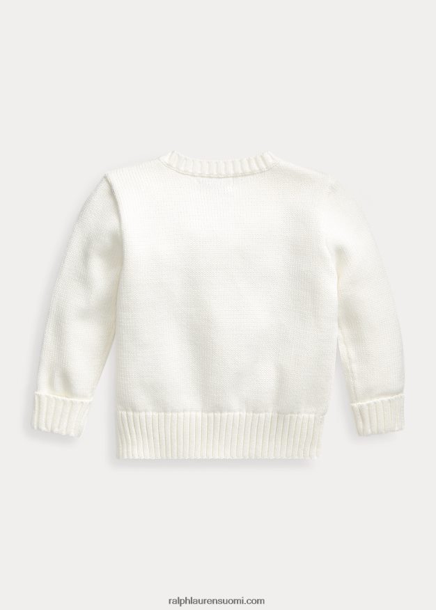 Ralph Lauren vauva istuva karhu puuvillapusero 0Z24ZR7987 nevis